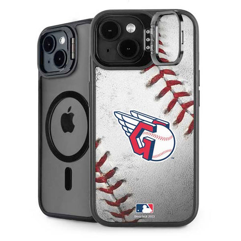 MLB Cleveland Guardians Game Ball iPhone 14 Kickstand Case